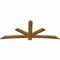 Ekena Millwork Alberta Rough Sawn Timber Gable Bracket, Western Red Cedar, 96"W x 40"H x 2"D x 6"F, 10/12 Pitch GBW096X40X0206ALB00RWR - alternate 5
